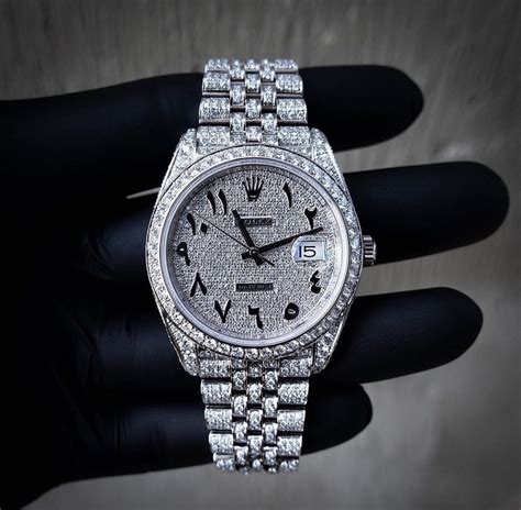 men's rolex watches diamond|Rolex full diamond watch price.